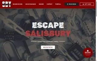 Escape Room Center of Salisbury website