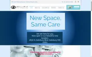 Hollaway Eye Associates website