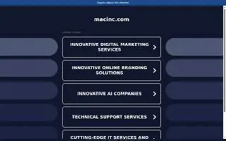Mac Inc Area Agency On Aging website