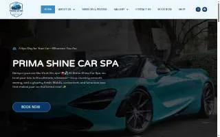 Prima Shine Car Spa LLC website