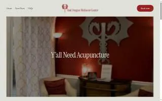 Red Dragon Wellness Center website