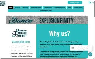 Dance Explosion Infinity of Severn website