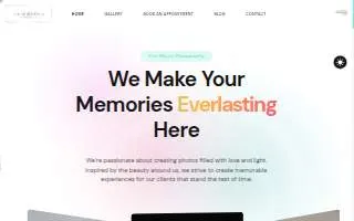 Erin Morris Photography of Severn website