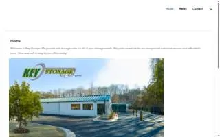 Key Storage USA website