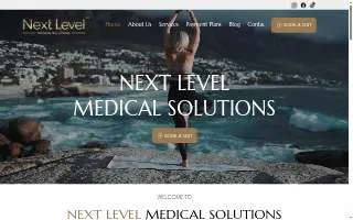 Next Level Medical Solutions of Severn website