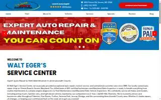Walt Eger's Service Center website