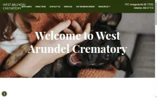West Arundel Crematory website