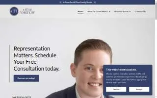A Team Family Law, LLC of Severna Park website