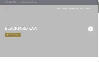 Blackford Law website