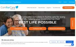 ComForCare Home Care (Newton, MA) website