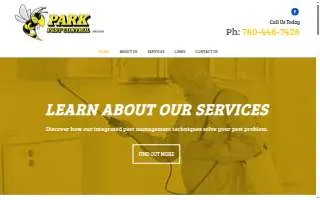 Park Pest Control website