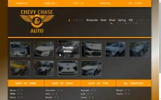 Chevy Chase Auto website