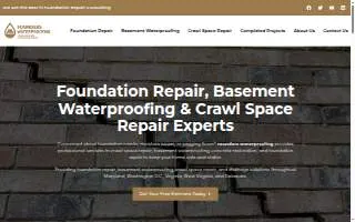 Founders Waterproofing website