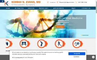 Korboi N. Evans, MD, MS, FAAOS of Silver Spring