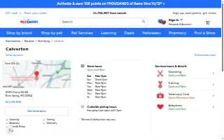 PetSmart of Silver Spring website