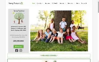 Spring Pediatrics website