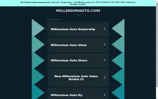 Millenium 2 Auto Glass Inc of South Gate website