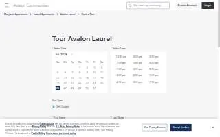 Avalon Laurel website