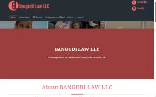 Bangudi Law LLC of South Laurel website