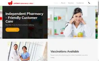 Crowns Pharmacy and Clinic website