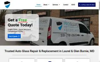 ProGuard AutoGlass & Window Tinting of South Laurel website
