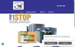 County Fast Printing website