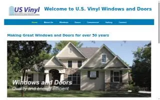 US Vinyl Window Corp of Suitland website
