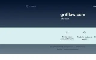 Griffith Immigration Law of Towson website