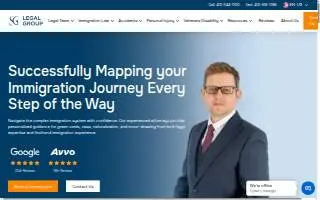 SG Legal Group, LLC of Towson website