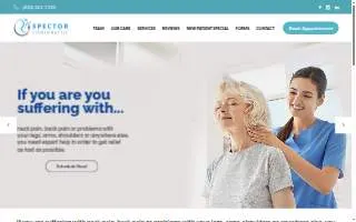 Spector Chiropractic website