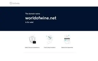 Towson - World of Wine website