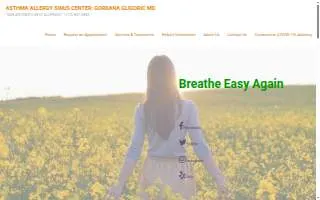 Asthma Allergy & Sinus Center of Waldorf website