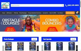 Backyard Amusements website
