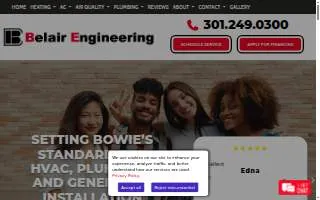 Belair Engineering and Service Company, Inc. of Waldorf website