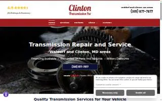 Clinton Transmission website
