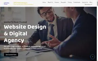 DES Web Designs website