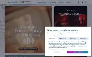 Palm Beach Tan of Waldorf website