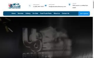 US Food Truck Factory website