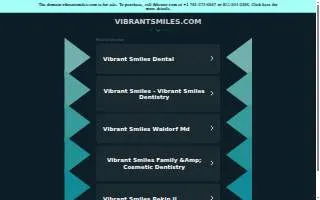 Vibrant Smiles - Waldorf website