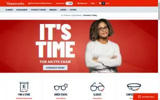Visionworks of Waldorf website