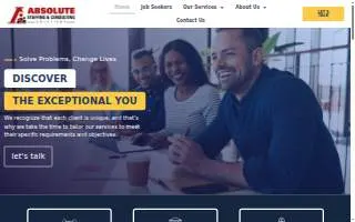 Absolute Staffing & Consulting Solutions website