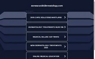 Anne Arundel Dermatology - Westminster website