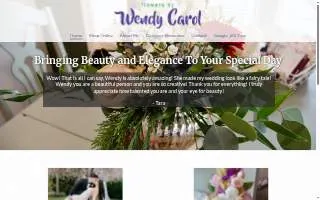 Flowers by Wendy Carol website