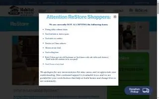 Habitat for Humanity ReStore - Westminster website