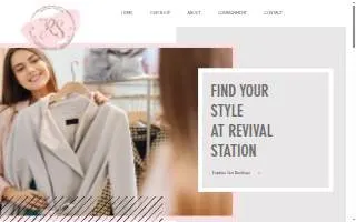 Revival Station Consignment Boutique website