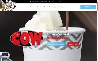 The Cow website