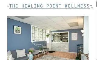 The Healing Point Wellness website