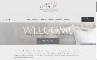 Amazing Spaces Home Staging, LLC website