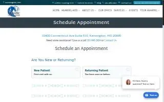 Atlantic Hearing Centers website