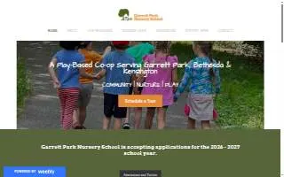 Garrett Park Nursery School website